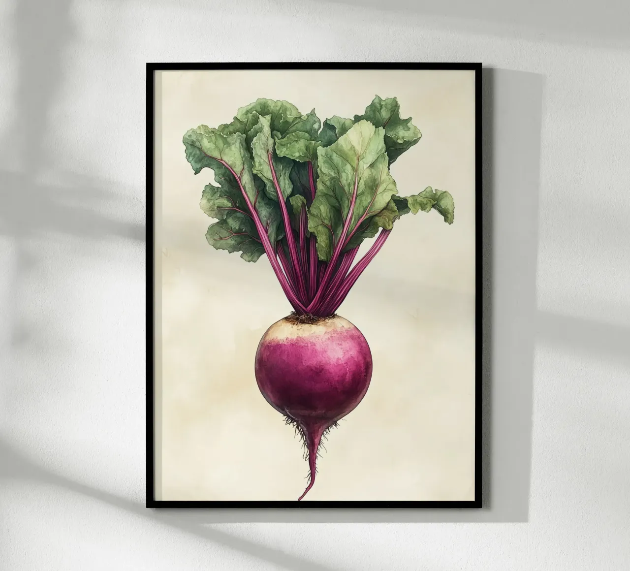 Barbabietola fresca poster con telaio in alluminio da Spice & Style