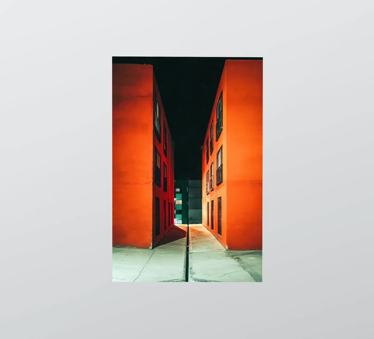 Mexico City: The striking contrast of urban colours sticker by By Night