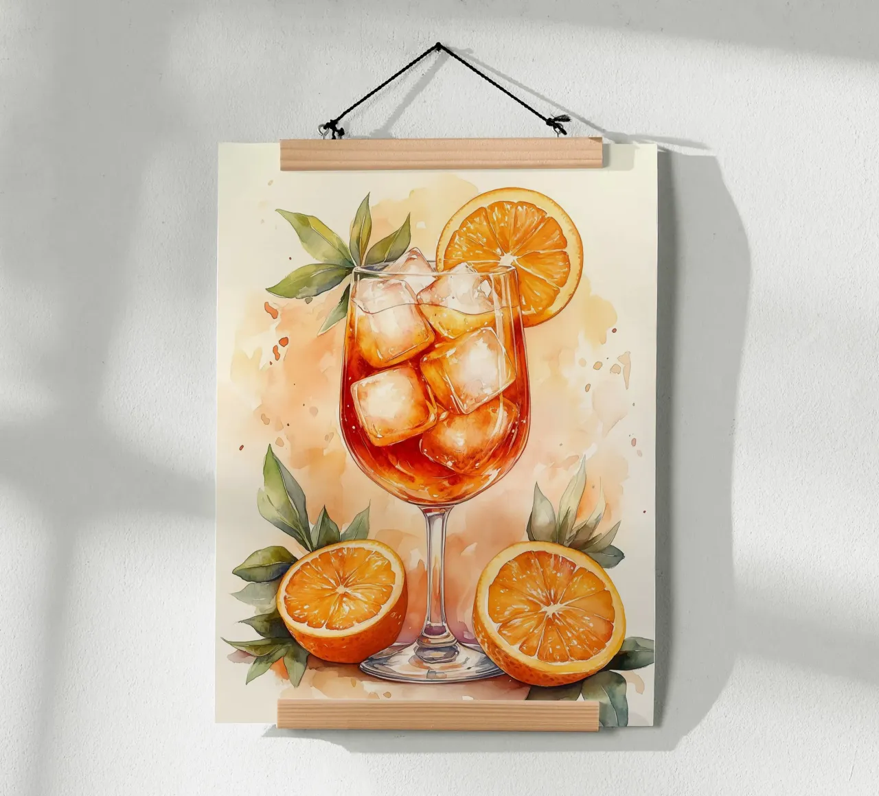 Cocktail all'arancia carta hahnemühle da Spice & Style