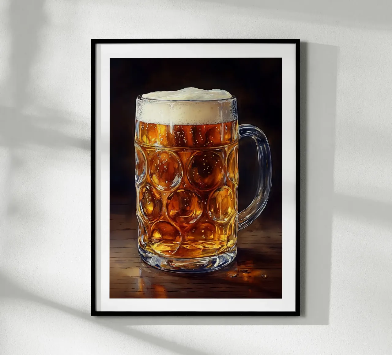 Boccale di birra poster con telaio in plastica da Spice & Style
