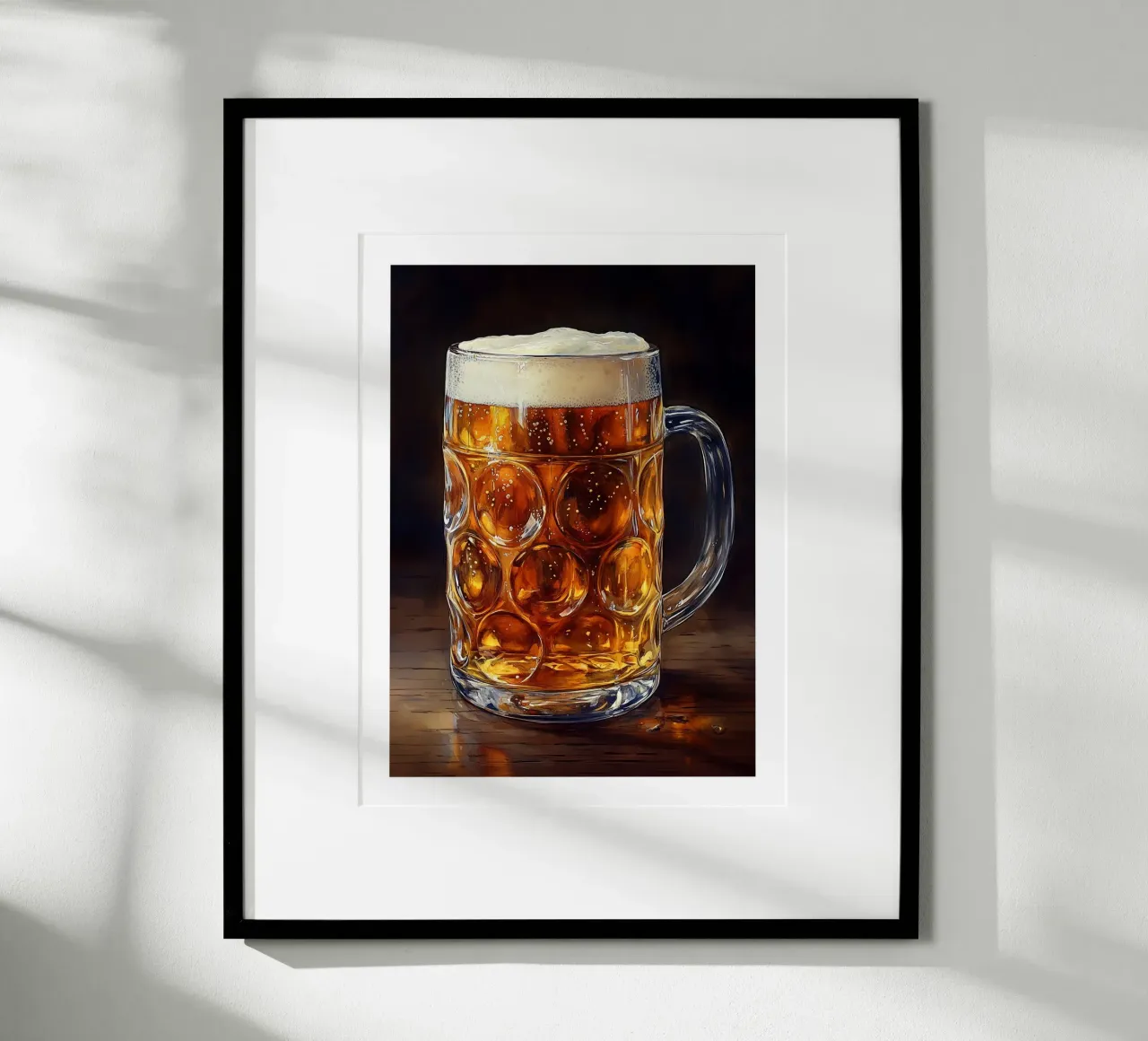 Boccale di birra poster con telaio in plastica da Spice & Style
