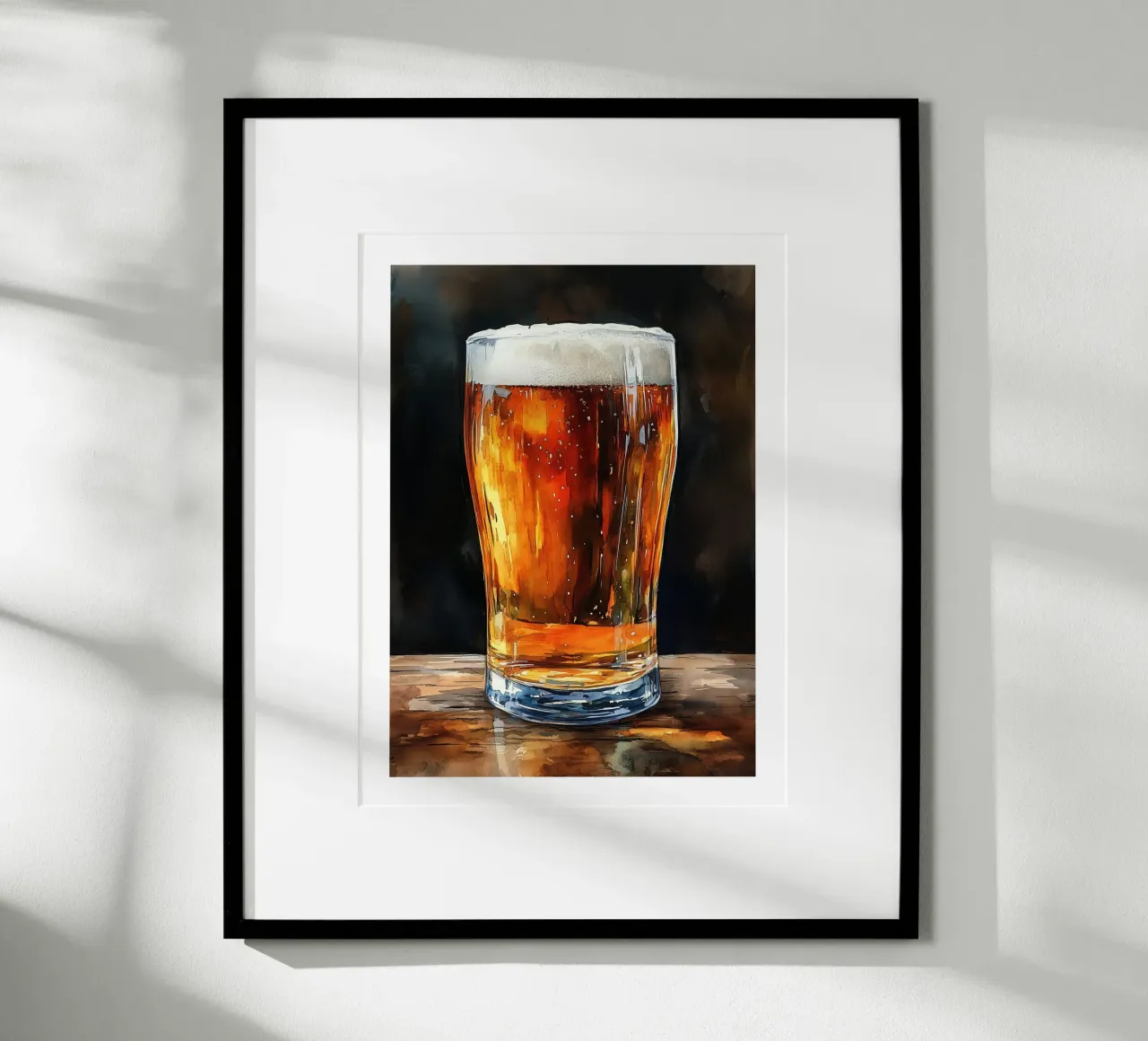 Bicchiere di birra poster da Spice & Style