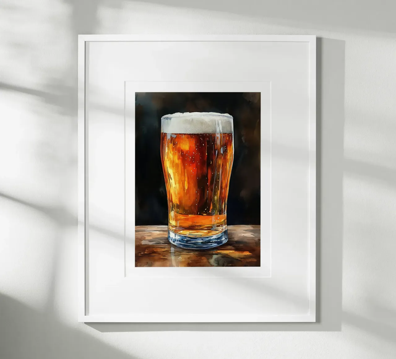 Bicchiere di birra poster da Spice & Style