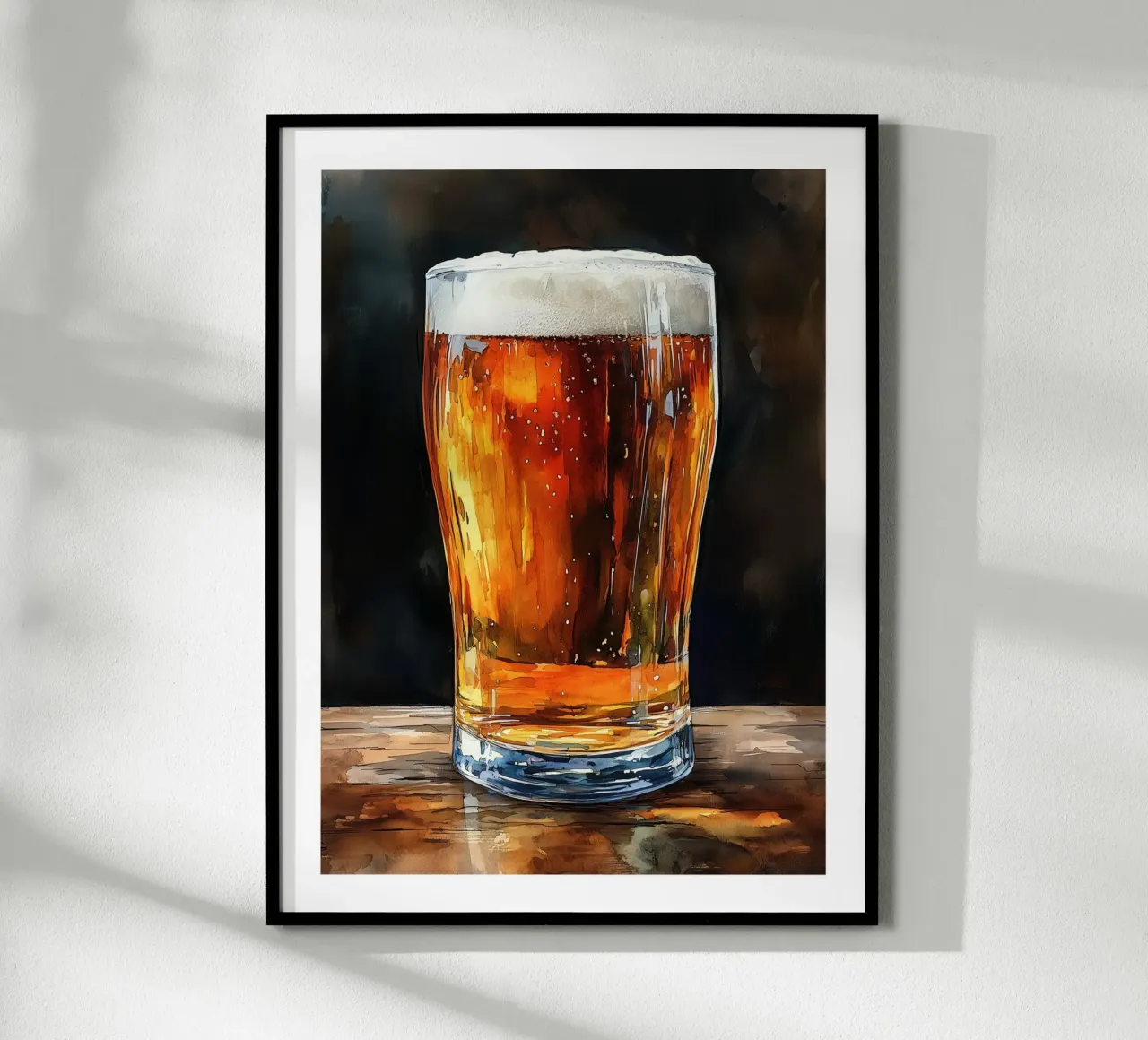 Bicchiere di birra poster da Spice & Style