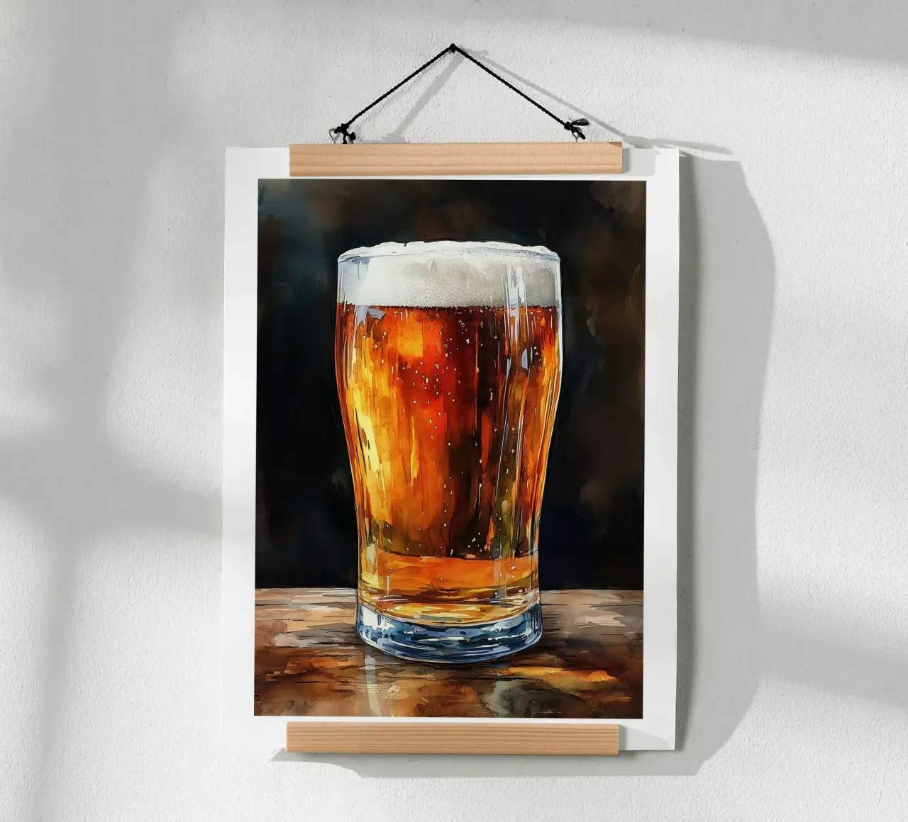 Bicchiere di birra poster da Spice & Style