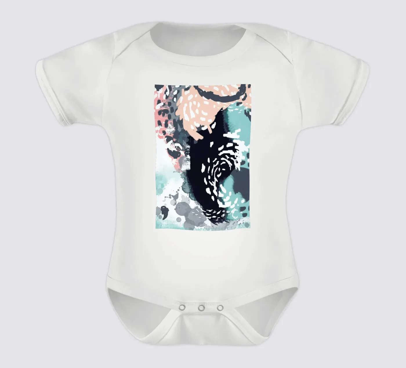 August Kurzarm Babybody von Charlotte Winter