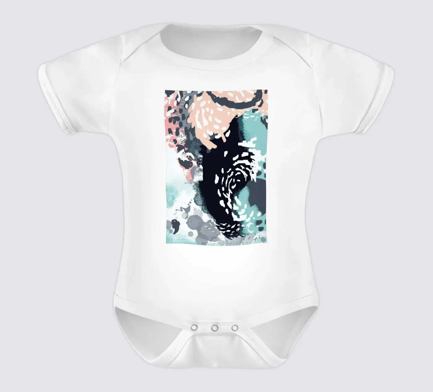 August Kurzarm Babybody von Charlotte Winter