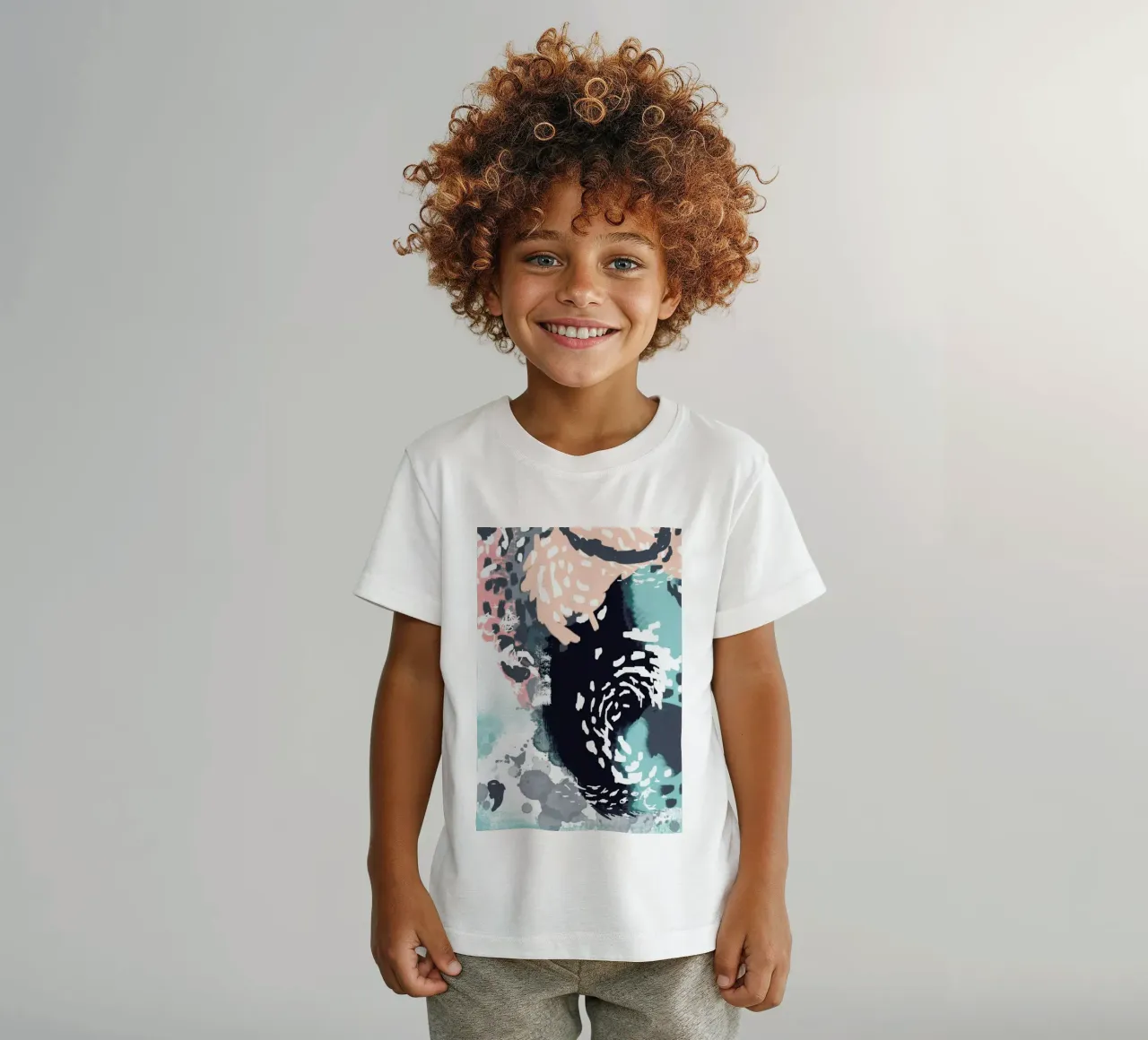 August kinder t-shirt van Charlotte Winter