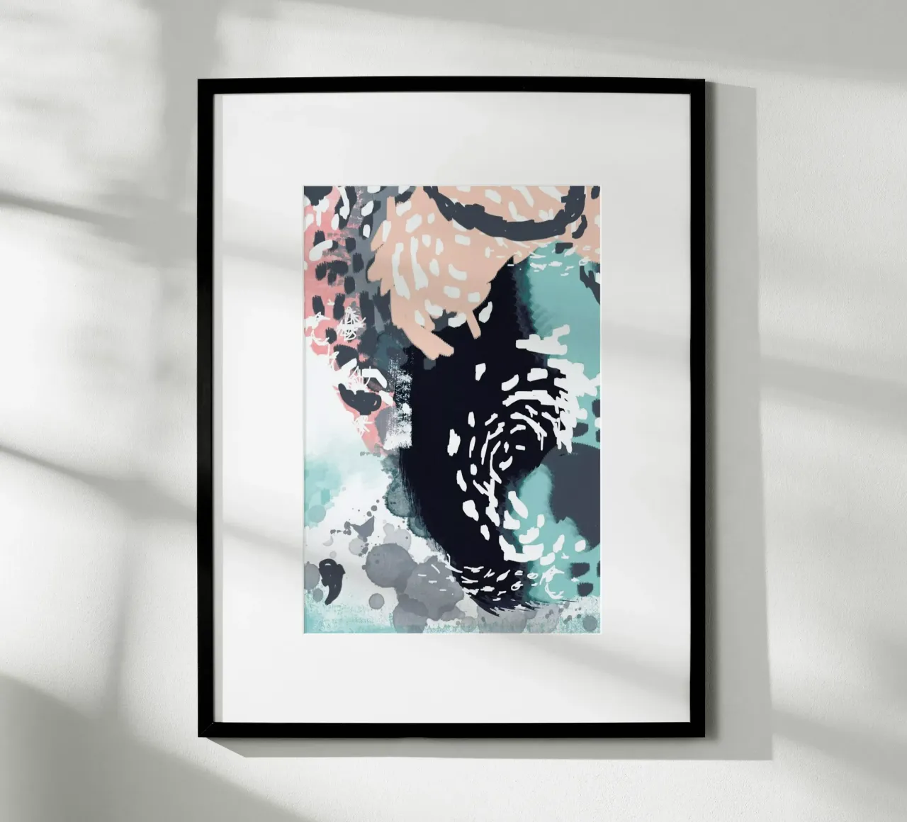 August poster con telaio in alluminio da Charlotte Winter