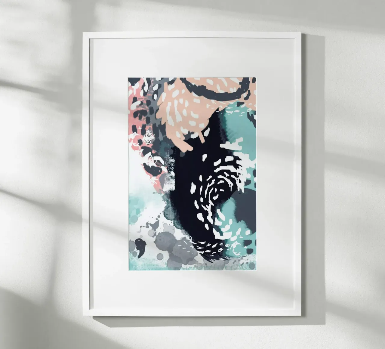 August poster con telaio in alluminio da Charlotte Winter