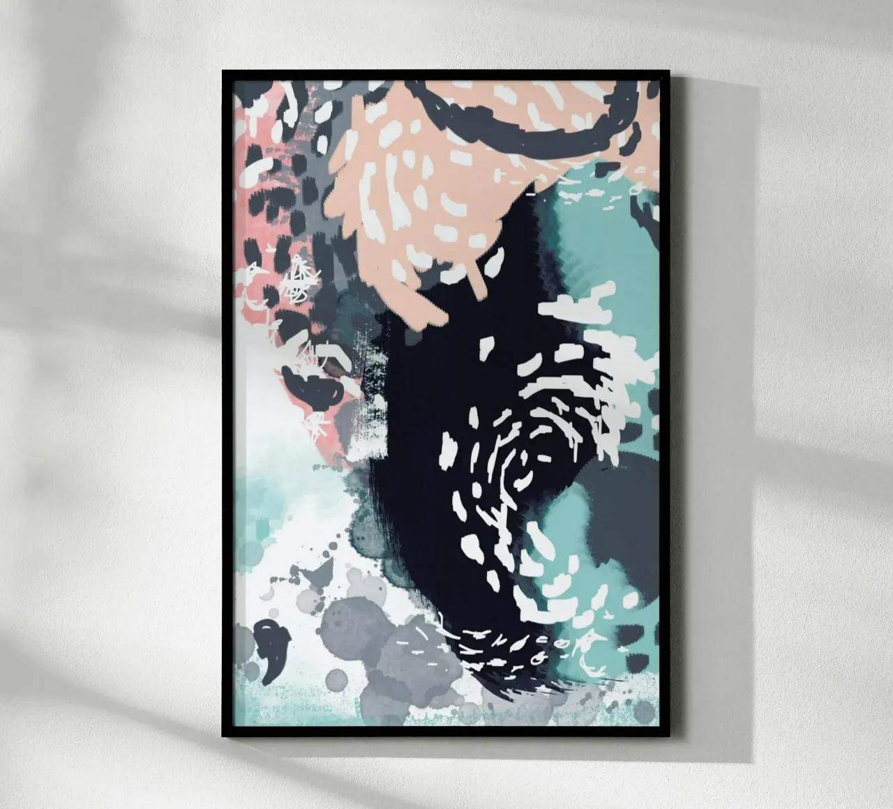 August poster con telaio in alluminio da Charlotte Winter