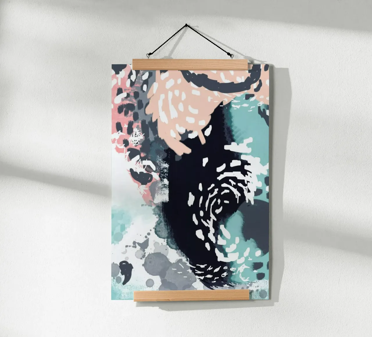 August poster con telaio in alluminio da Charlotte Winter