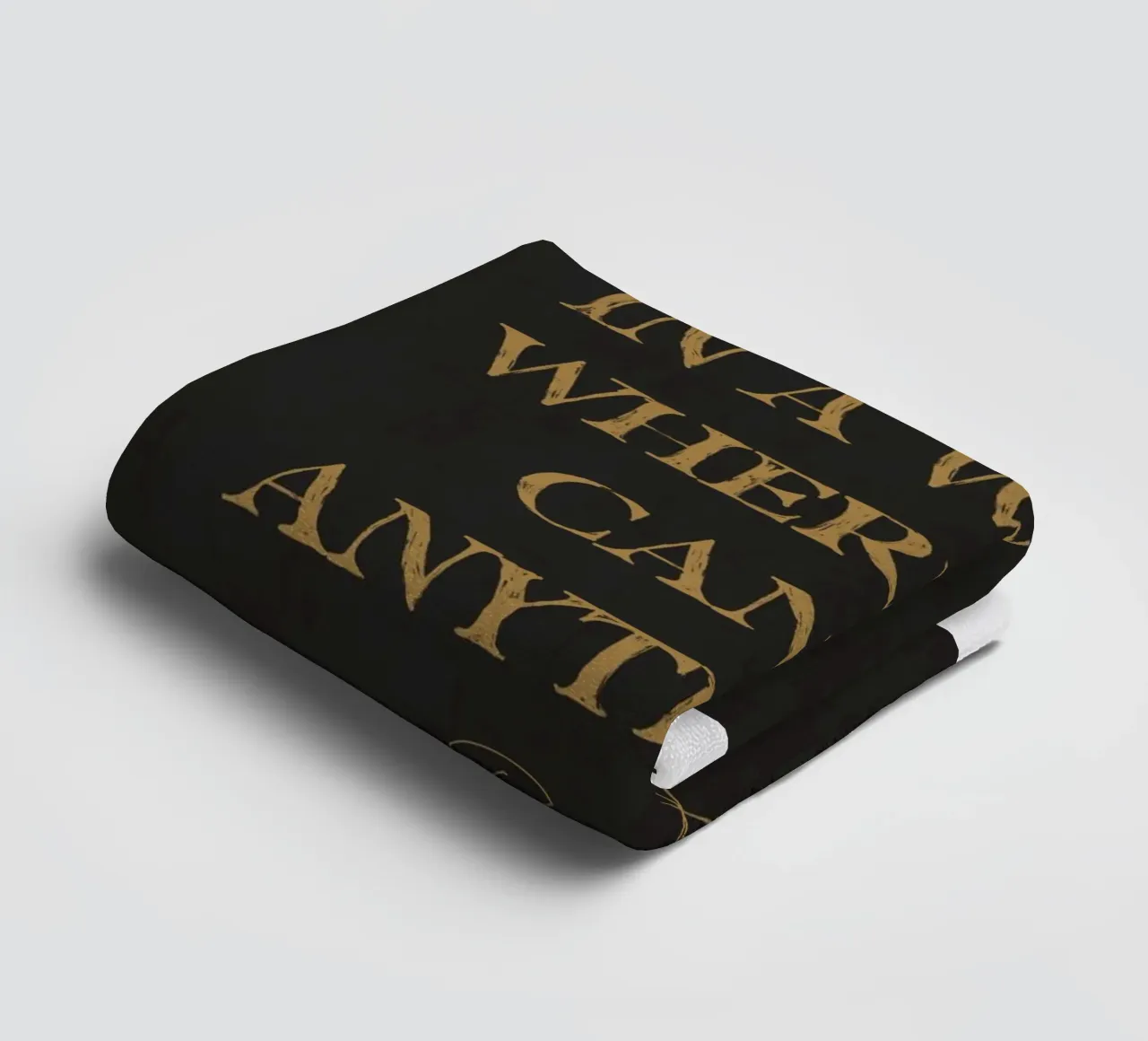 In A World Where You Can Be Anything Be Kind Quote Art towel by This Wild Soul - Illustration