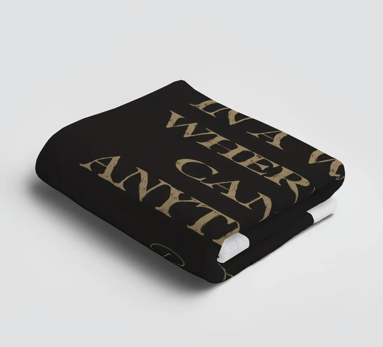 In A World Where You Can Be Anything Be Kind Quote Art towel by This Wild Soul - Illustration