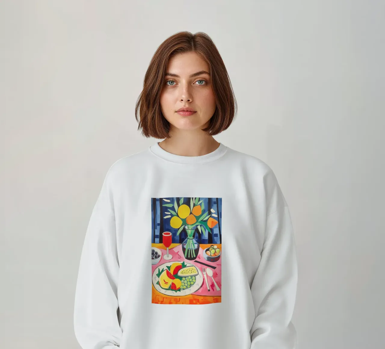 Table dressée sweat de Carinaprint