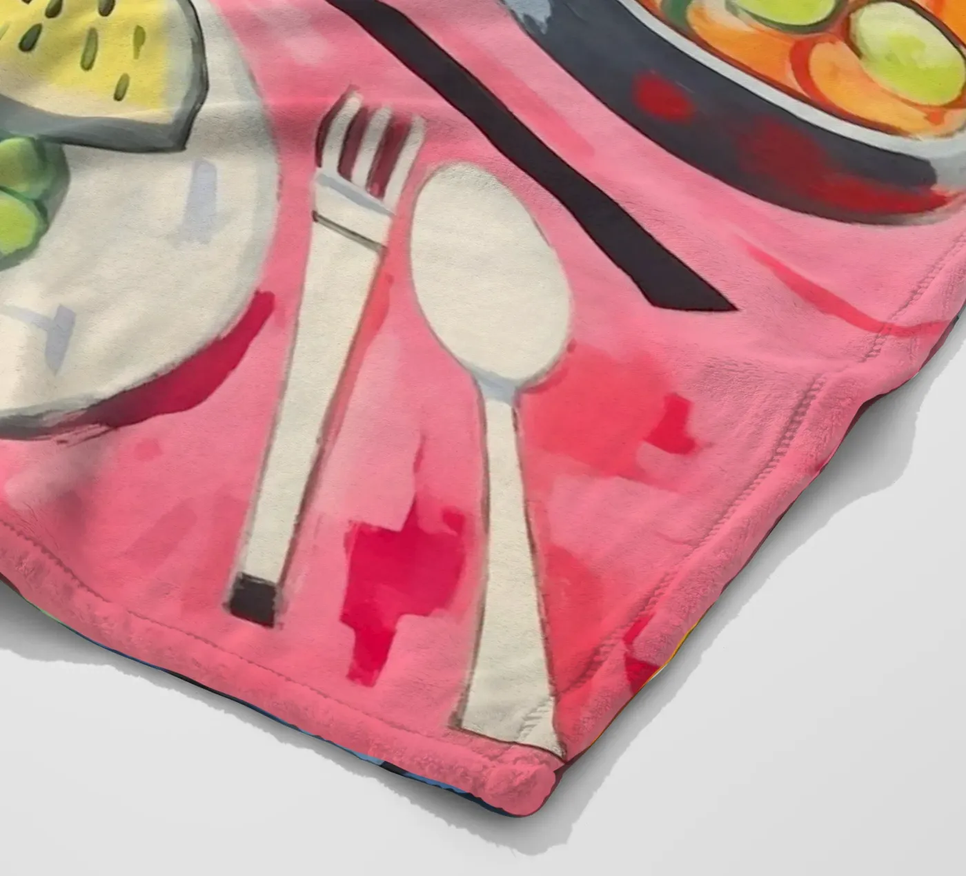 Set table fleece blanket by Carinaprint