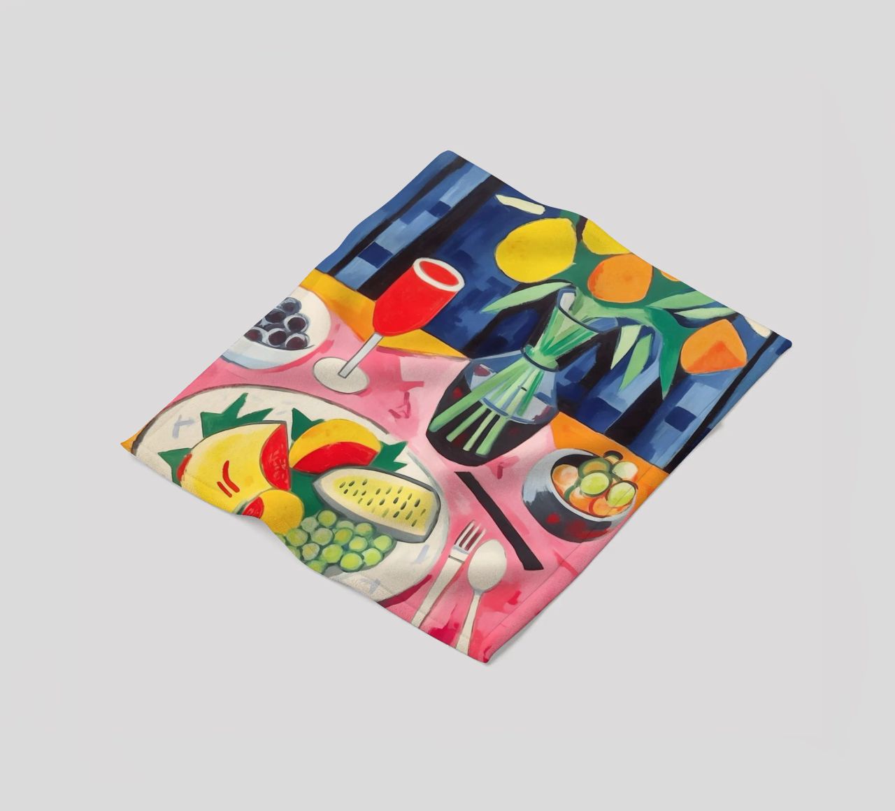 Set table fleece blanket by Carinaprint