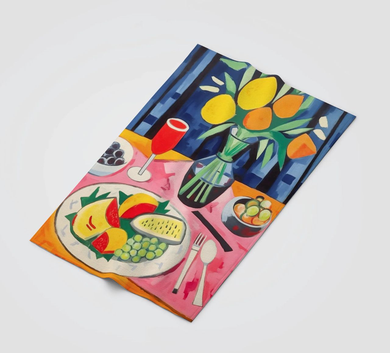 Set table fleece blanket by Carinaprint