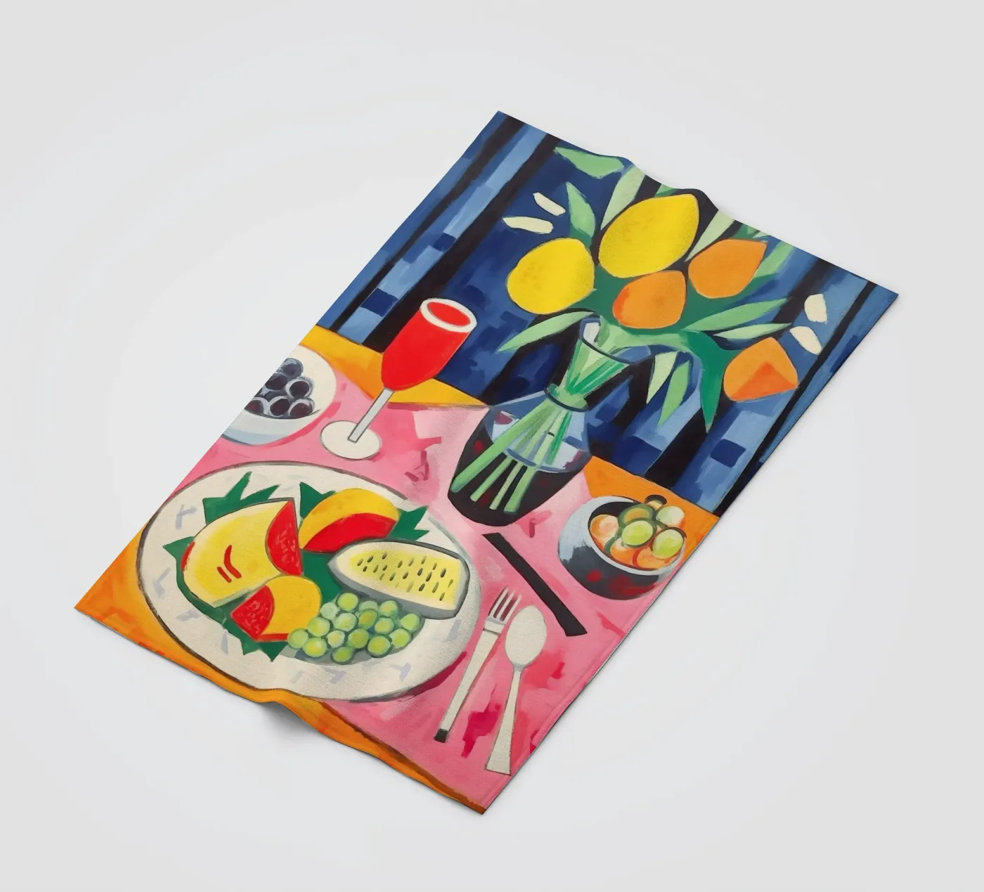 Set table fleece blanket by Carinaprint