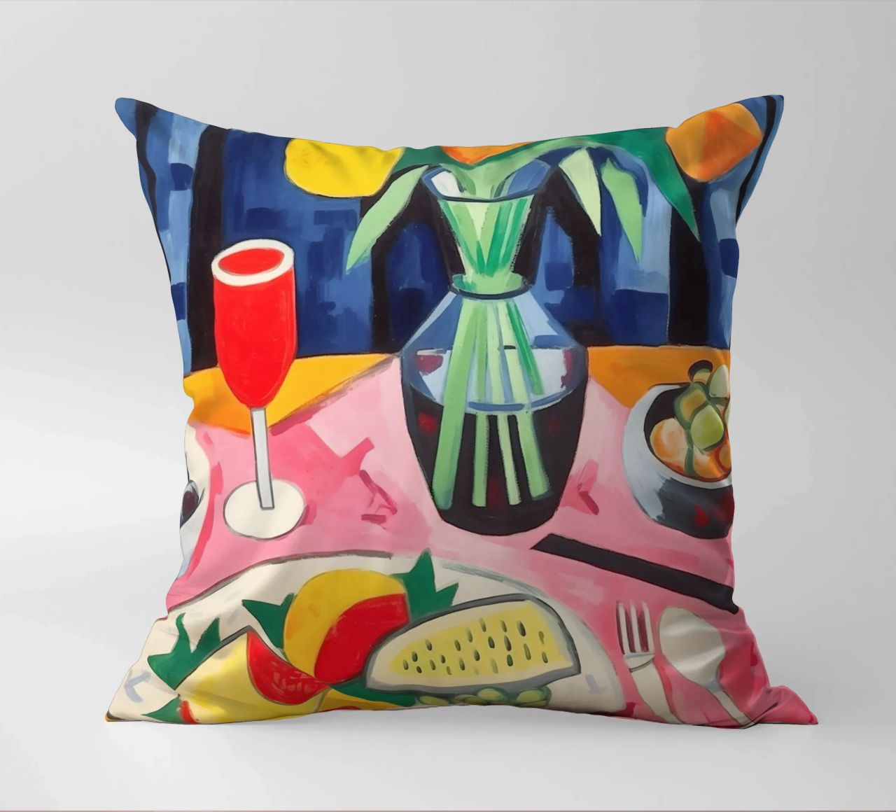 Set table decorative cushion by Carinaprint