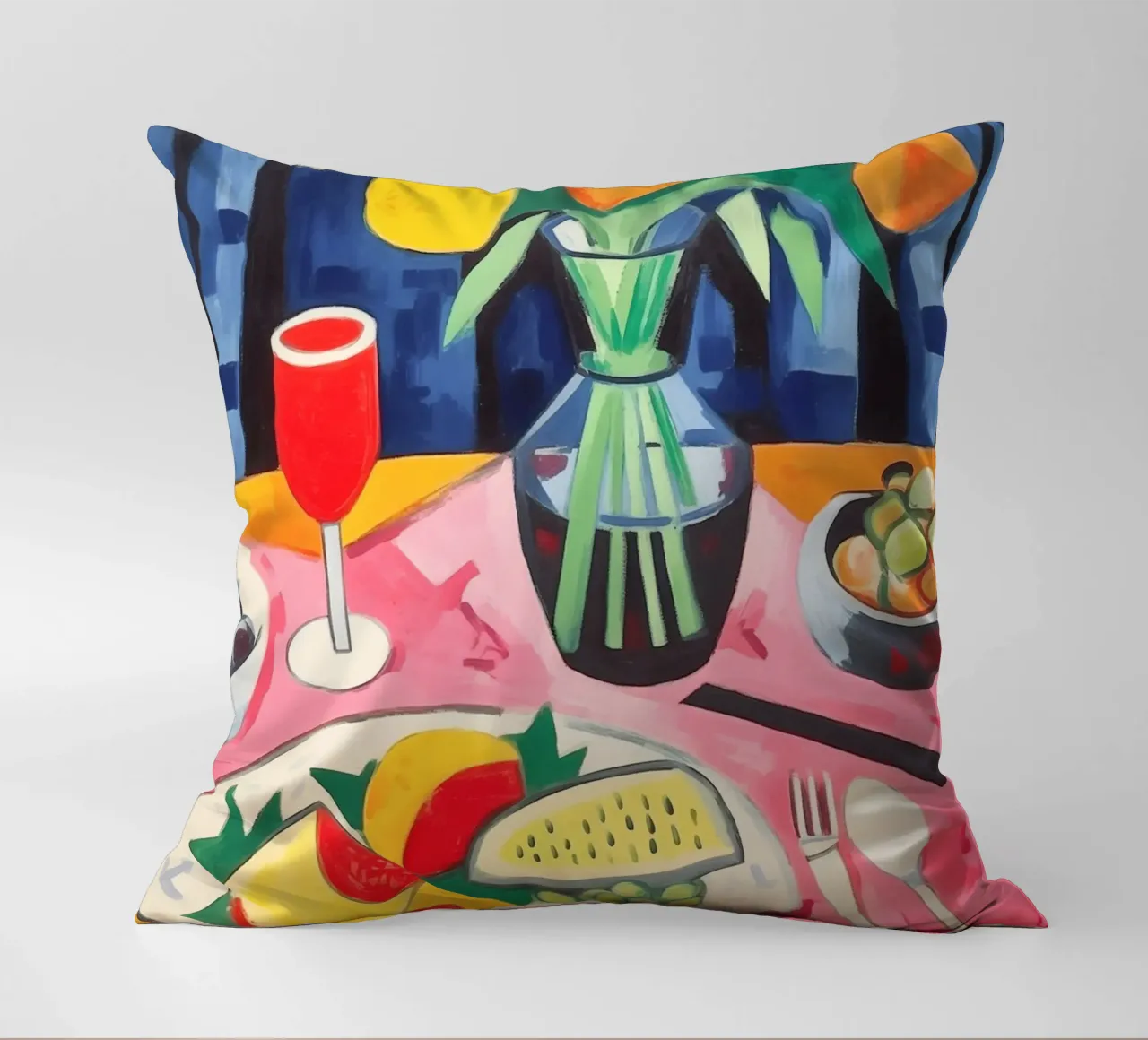 Set table decorative cushion by Carinaprint
