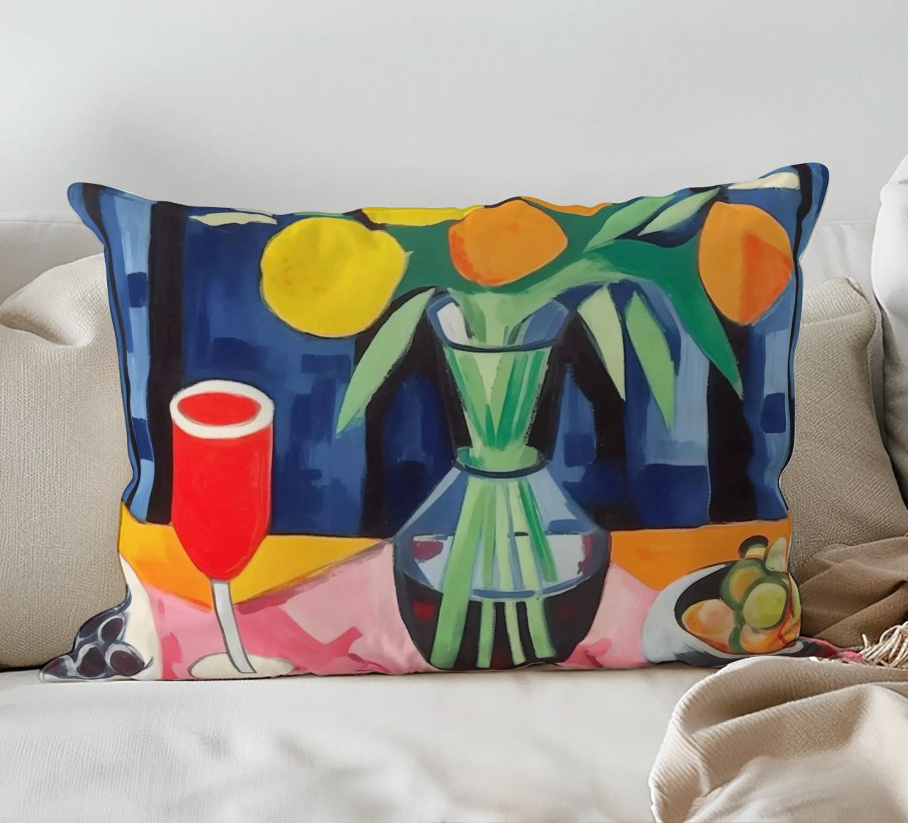 Set table decorative cushion by Carinaprint