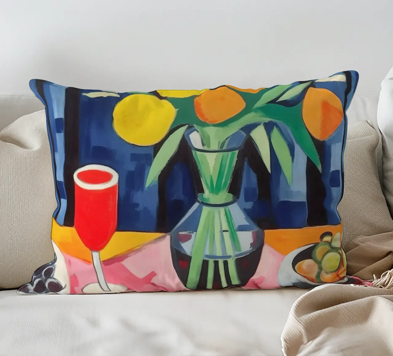 Set table decorative cushion by Carinaprint