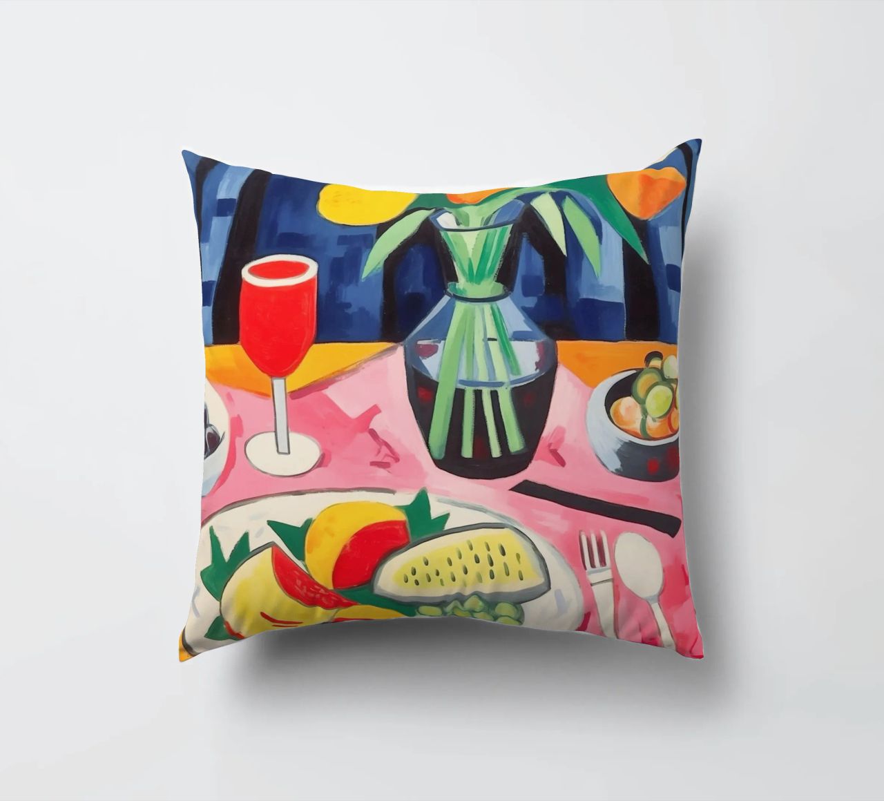 Set table decorative cushion by Carinaprint