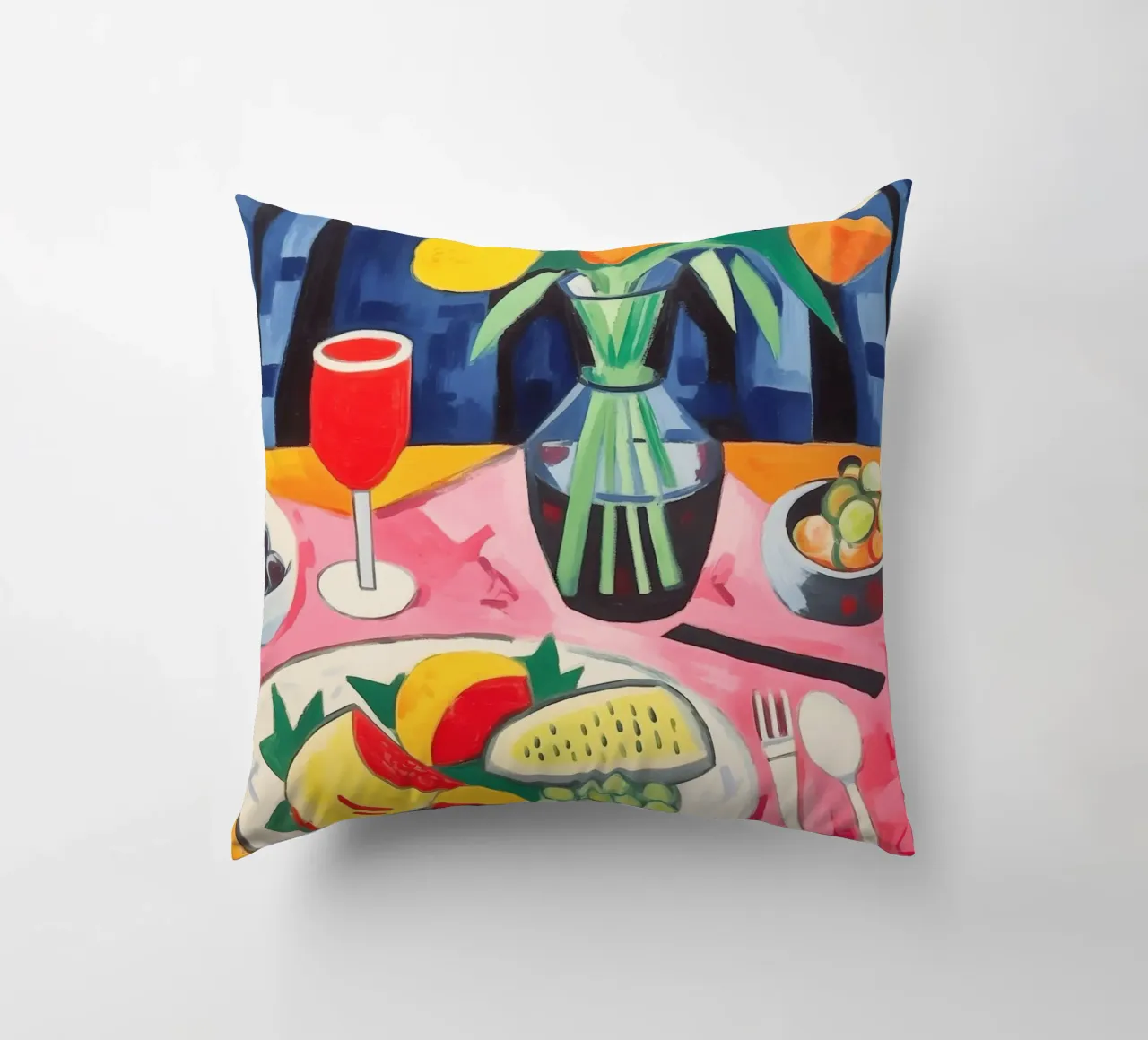 Set table decorative cushion by Carinaprint