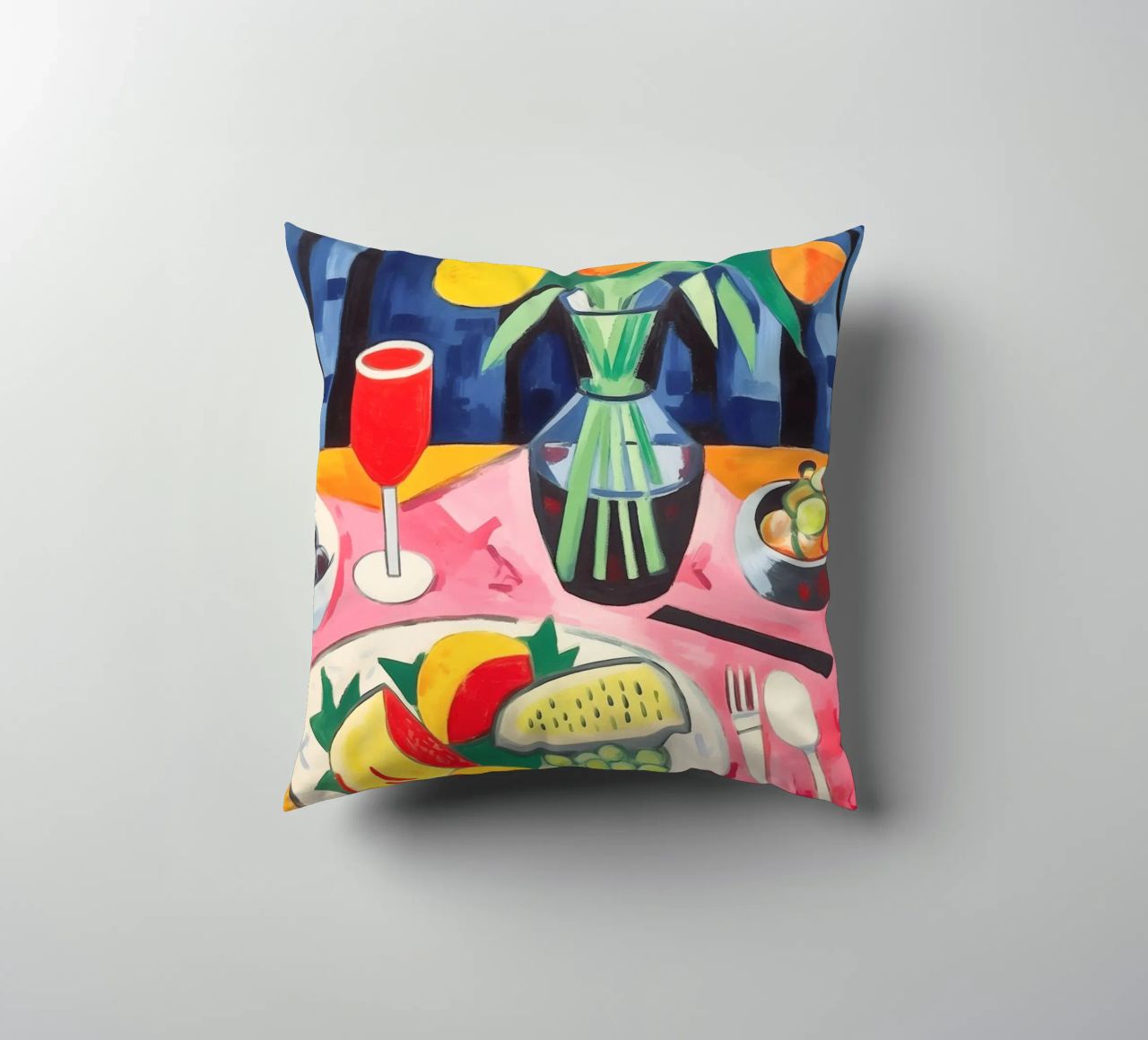 Set table decorative cushion by Carinaprint