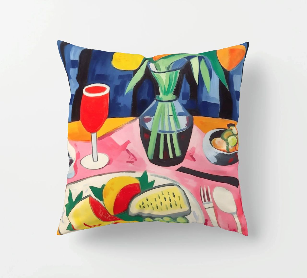 Set table decorative cushion by Carinaprint