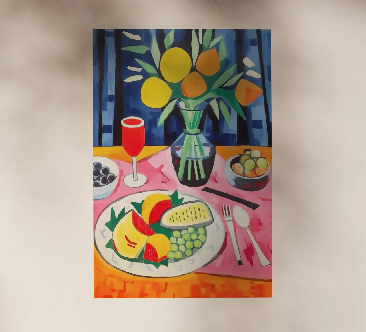 Tafel dekken backlit folie van Carinaprint