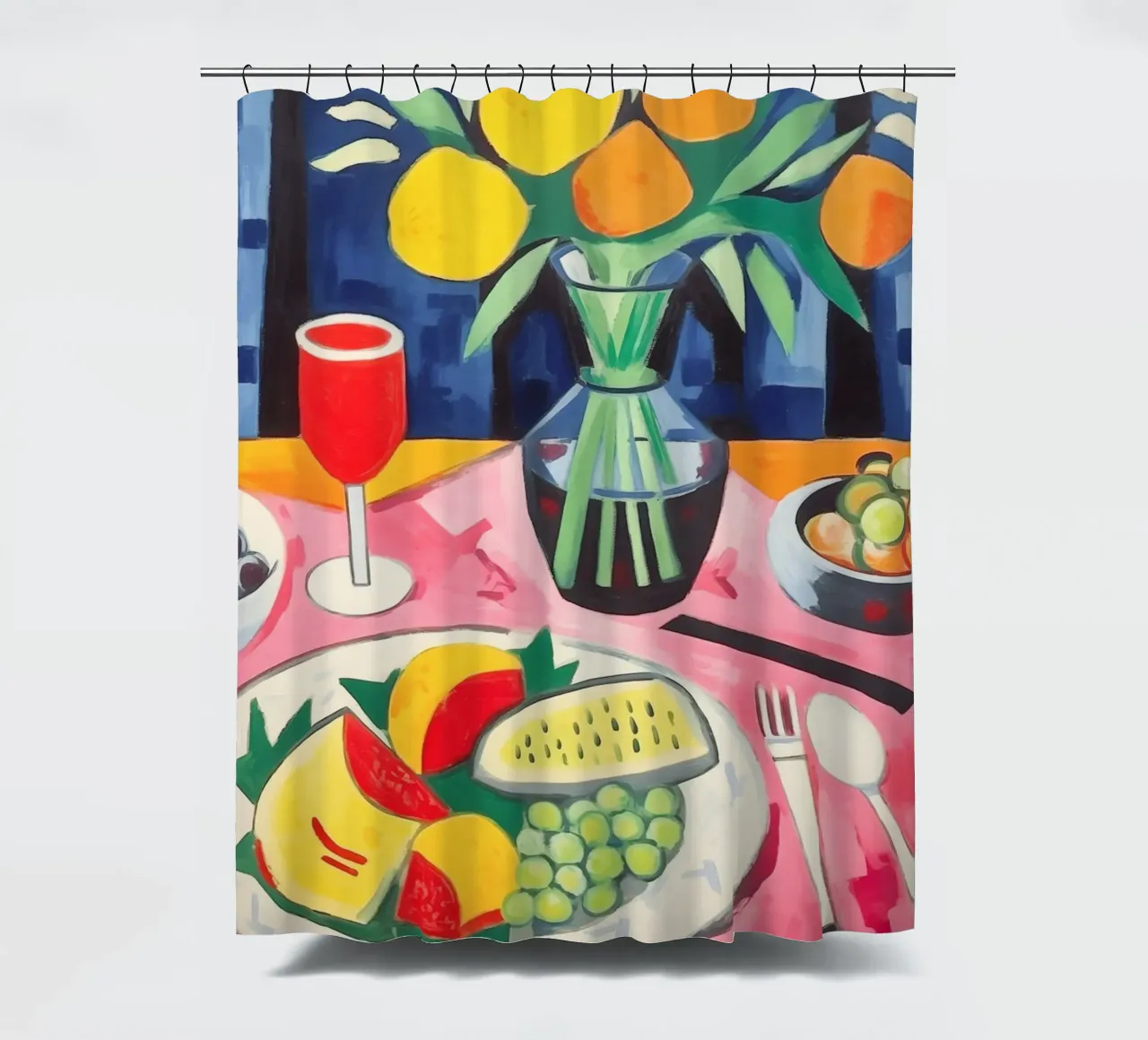 Set table Duschvorhang von Carinaprint