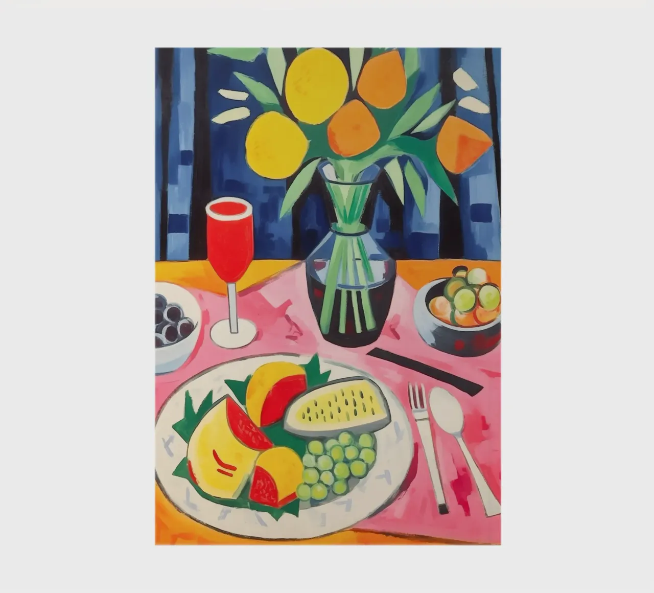 Set table notebook by Carinaprint