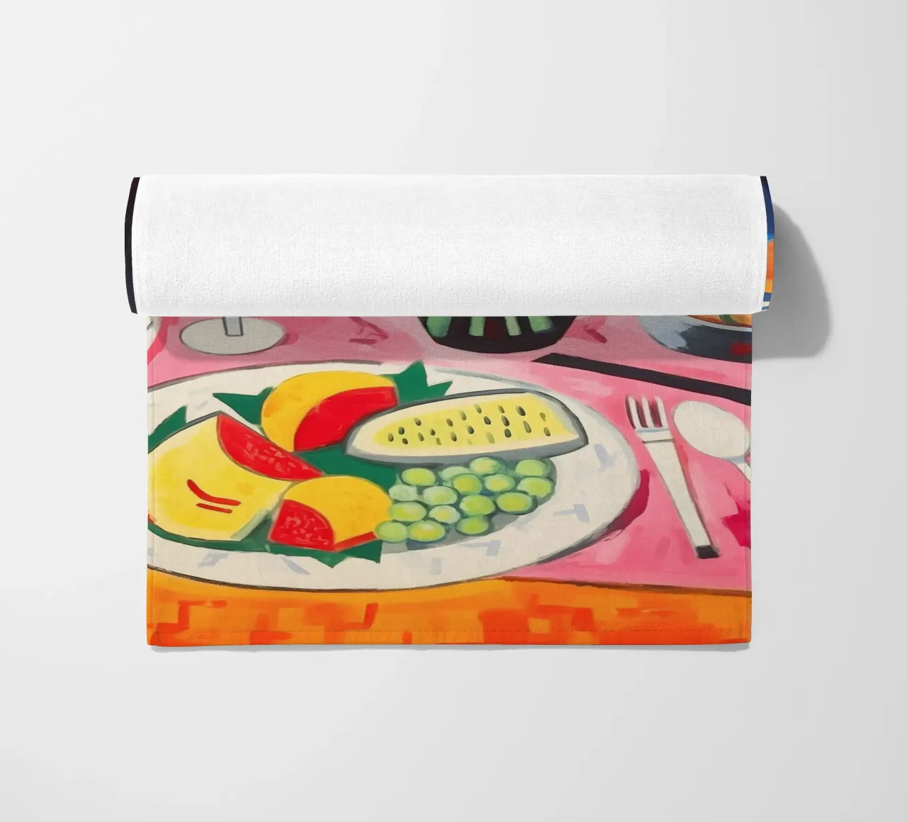 Tafel dekken strandhanddoek van Carinaprint