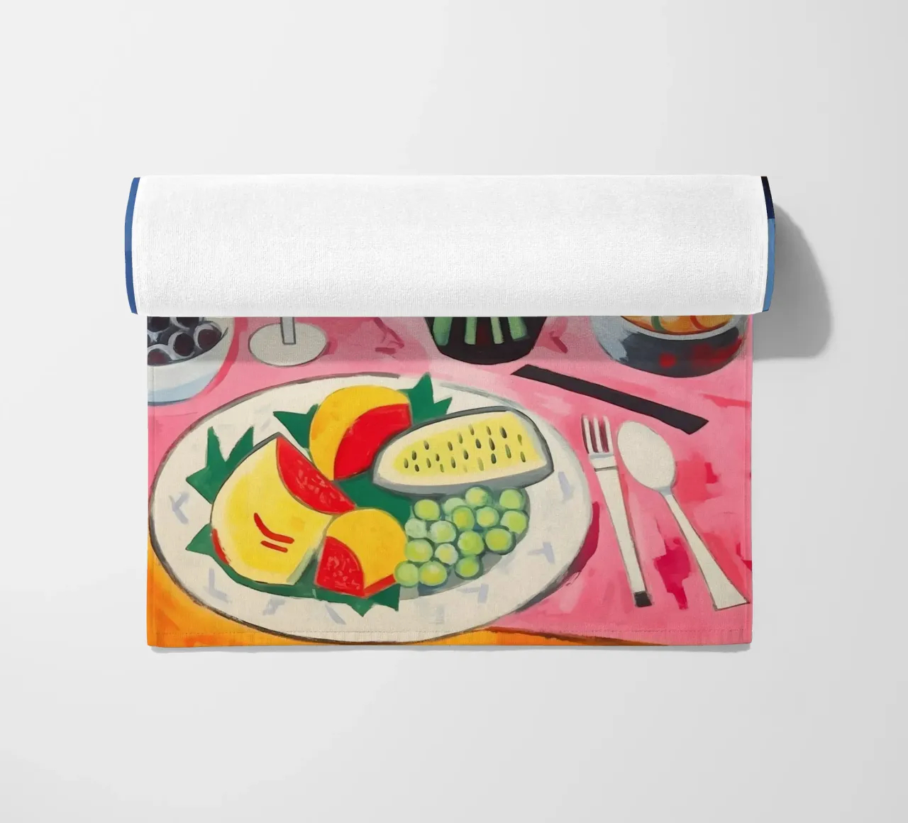 Tafel dekken strandhanddoek van Carinaprint