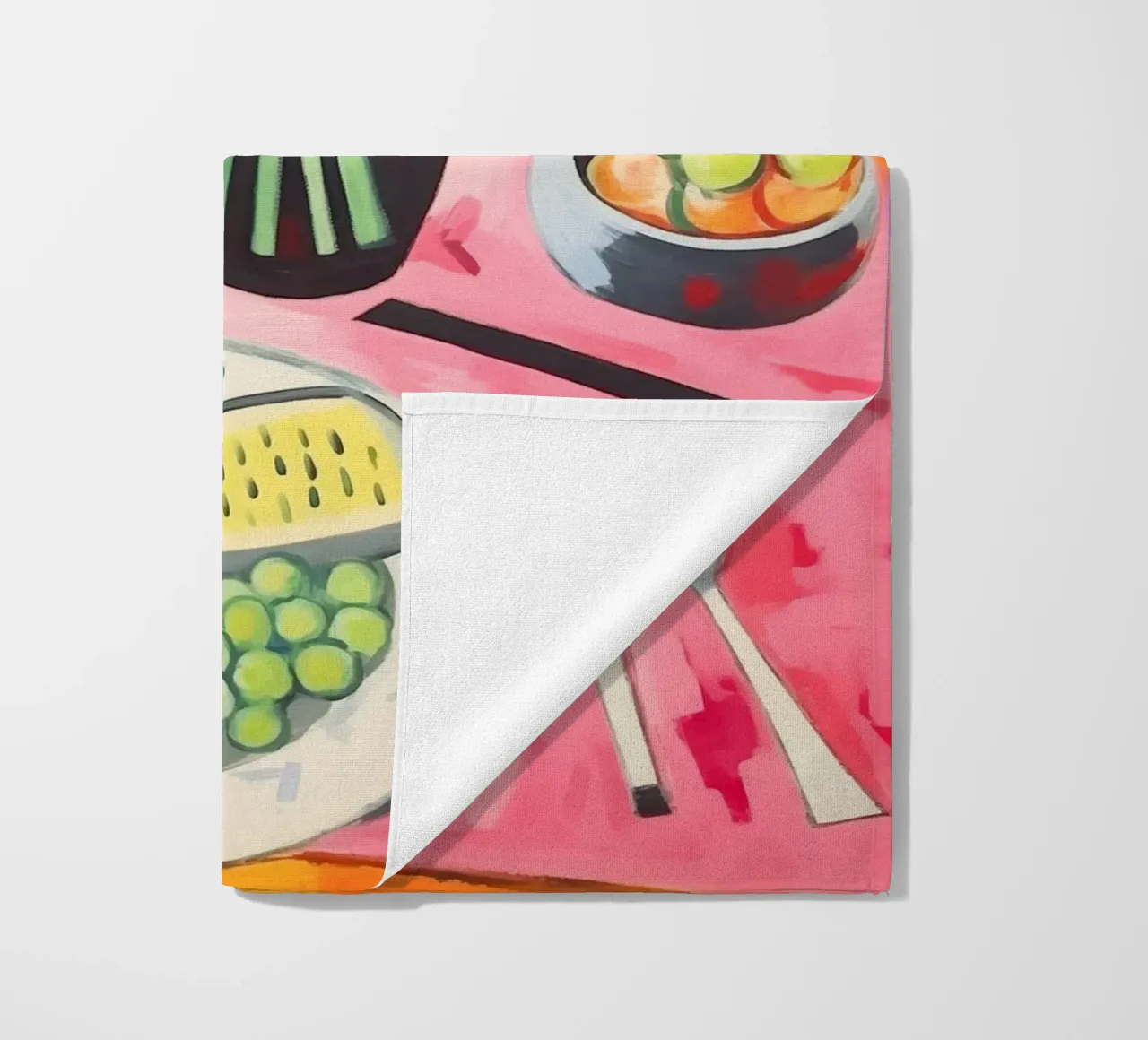 Tafel dekken strandhanddoek van Carinaprint