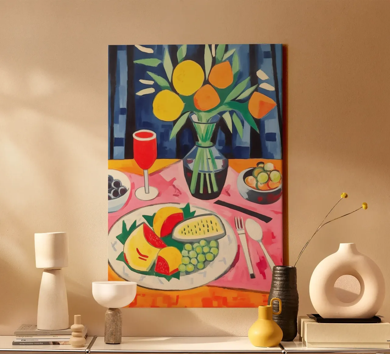 Set table canvas by Carinaprint