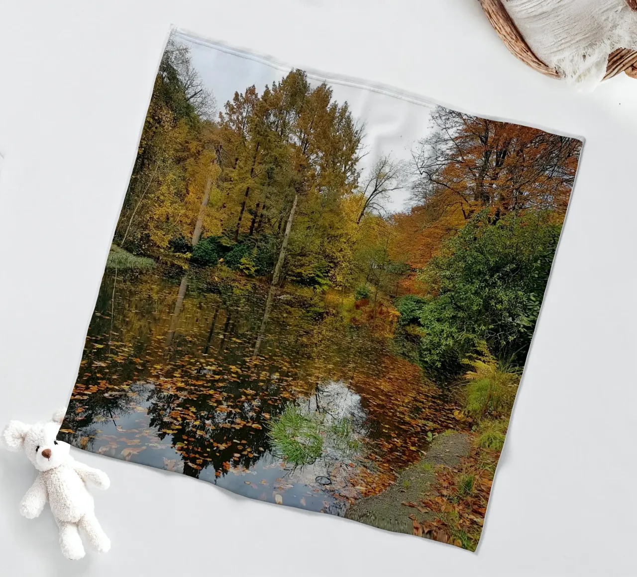 Herfst fleecedeken van Massimo Frascogna