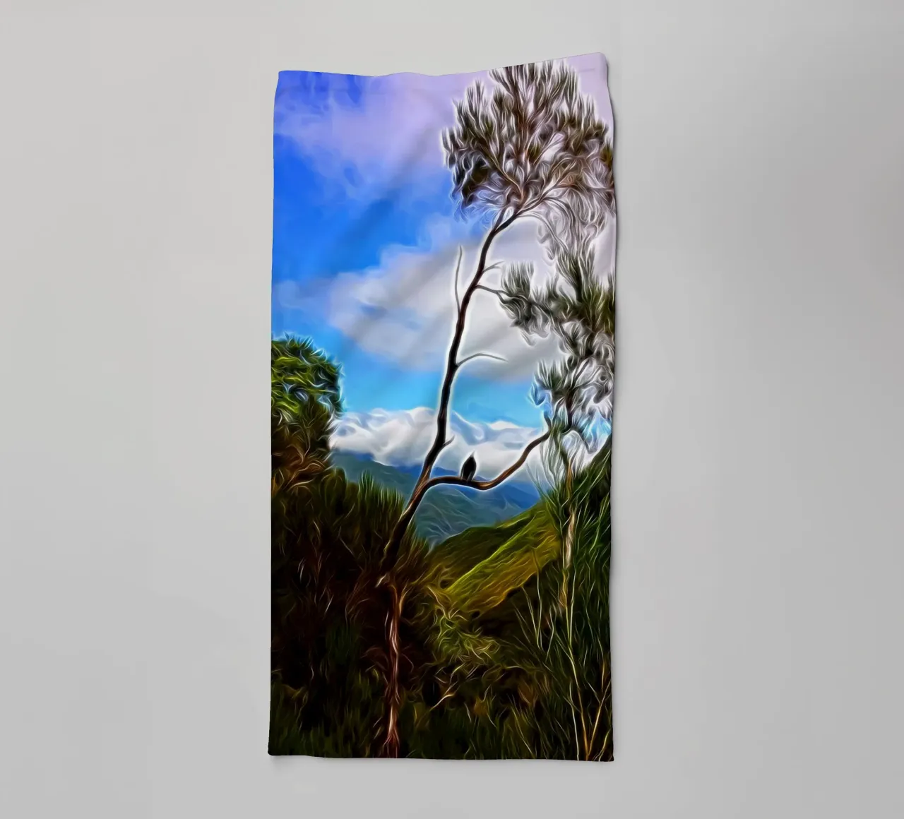 Bird in rest towel by Massimo Frascogna