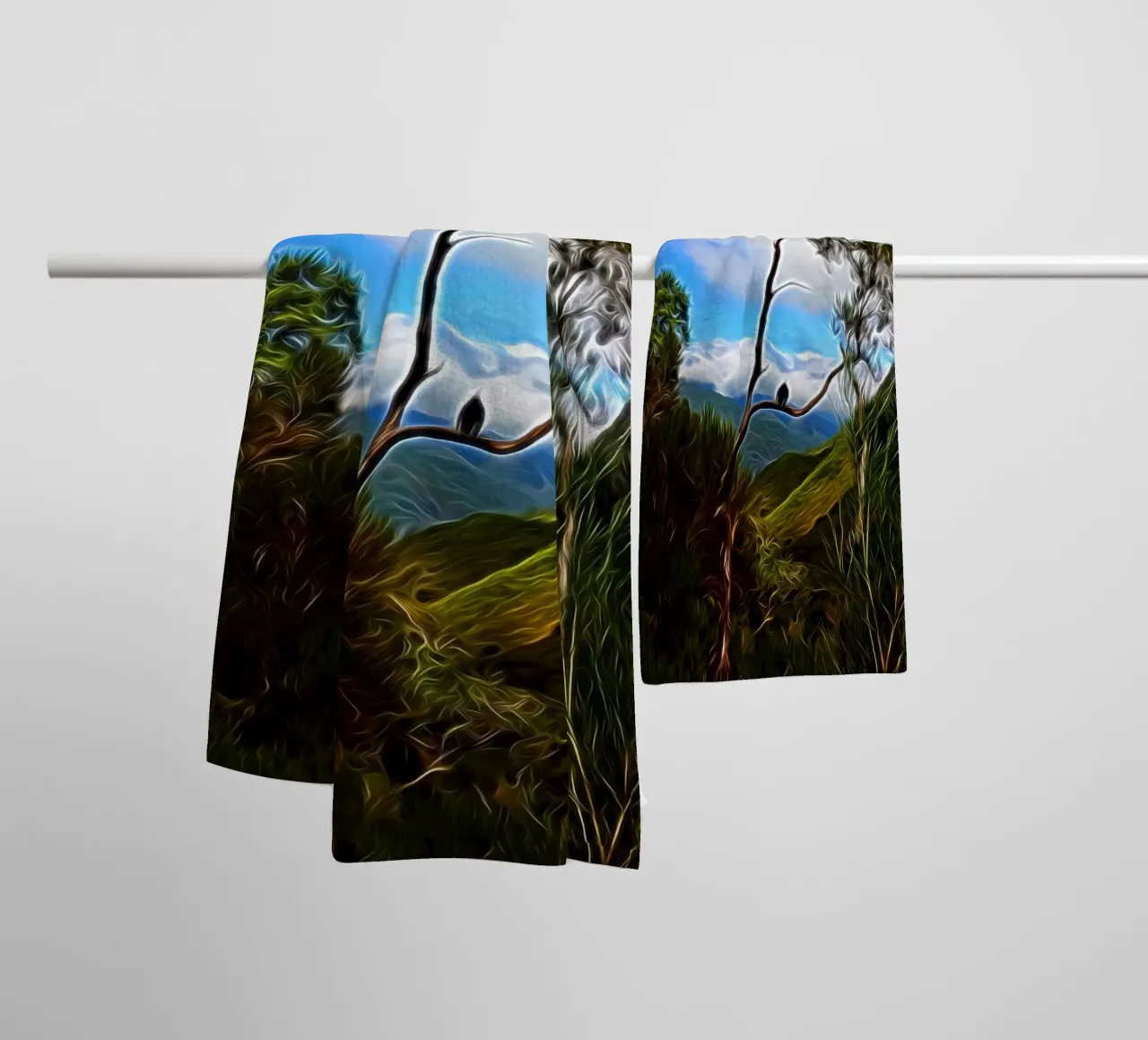 Bird in rest towel by Massimo Frascogna