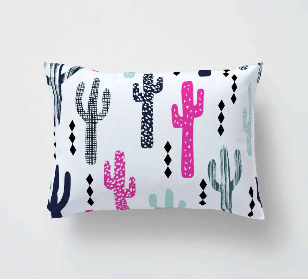 Cactus Magenta cuscino da Charlotte Winter
