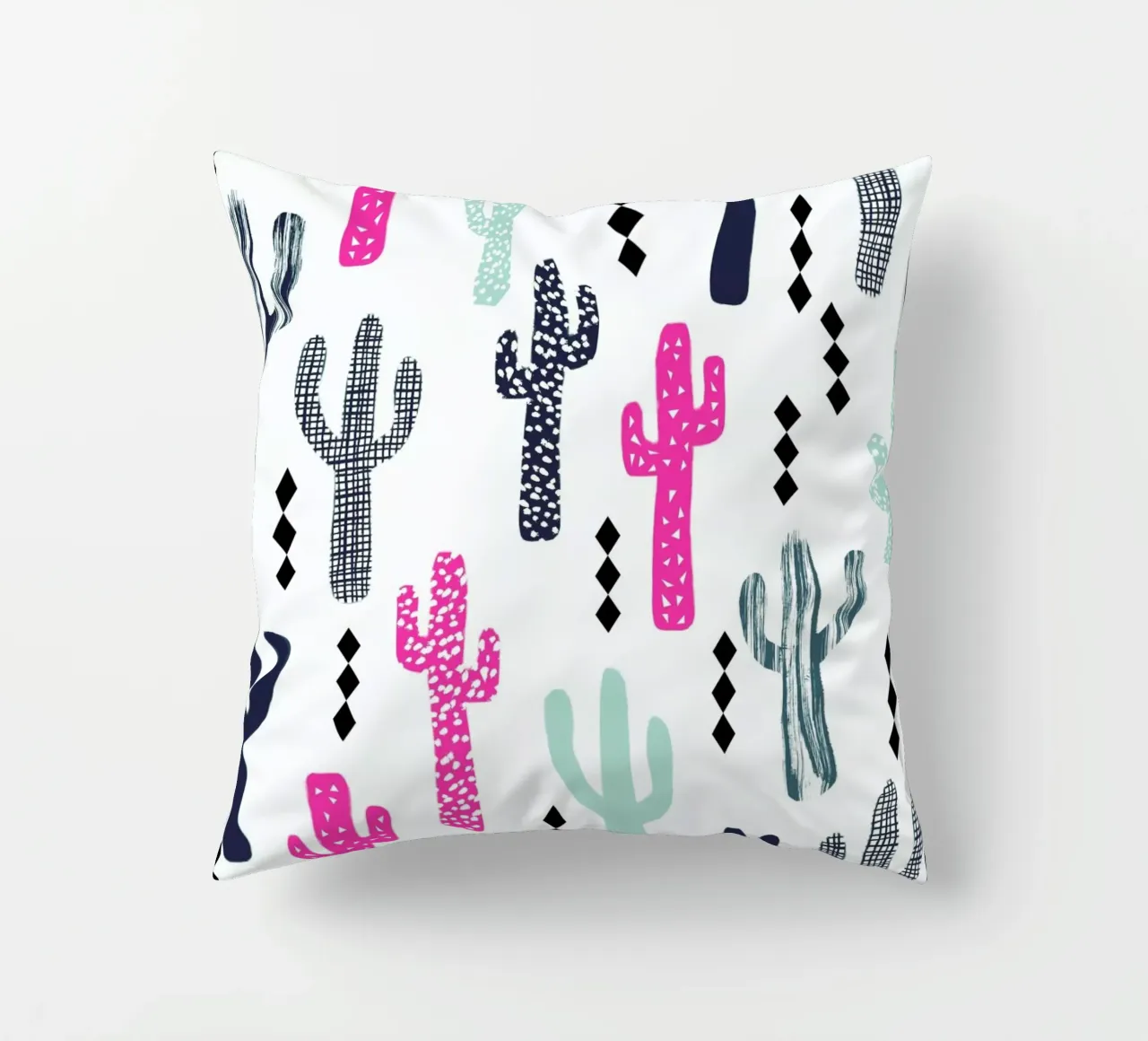 Cactus Magenta cuscino da Charlotte Winter