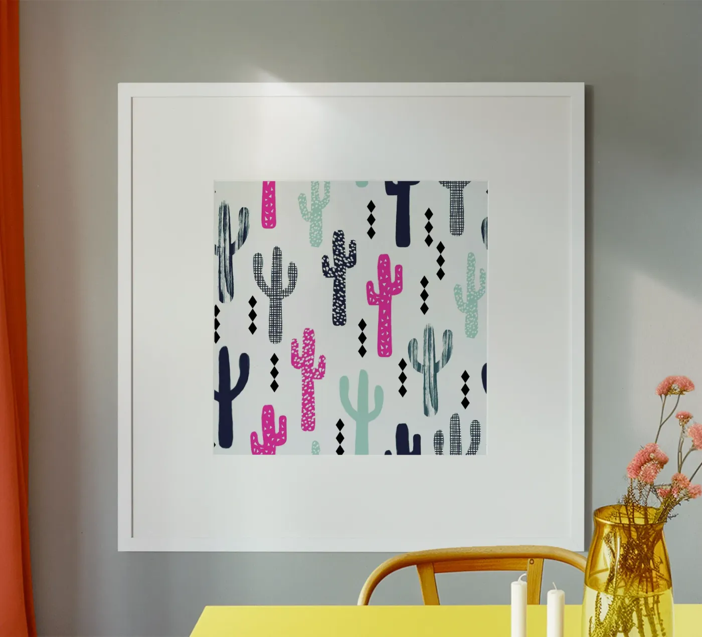 Cactus Magenta poster da Charlotte Winter