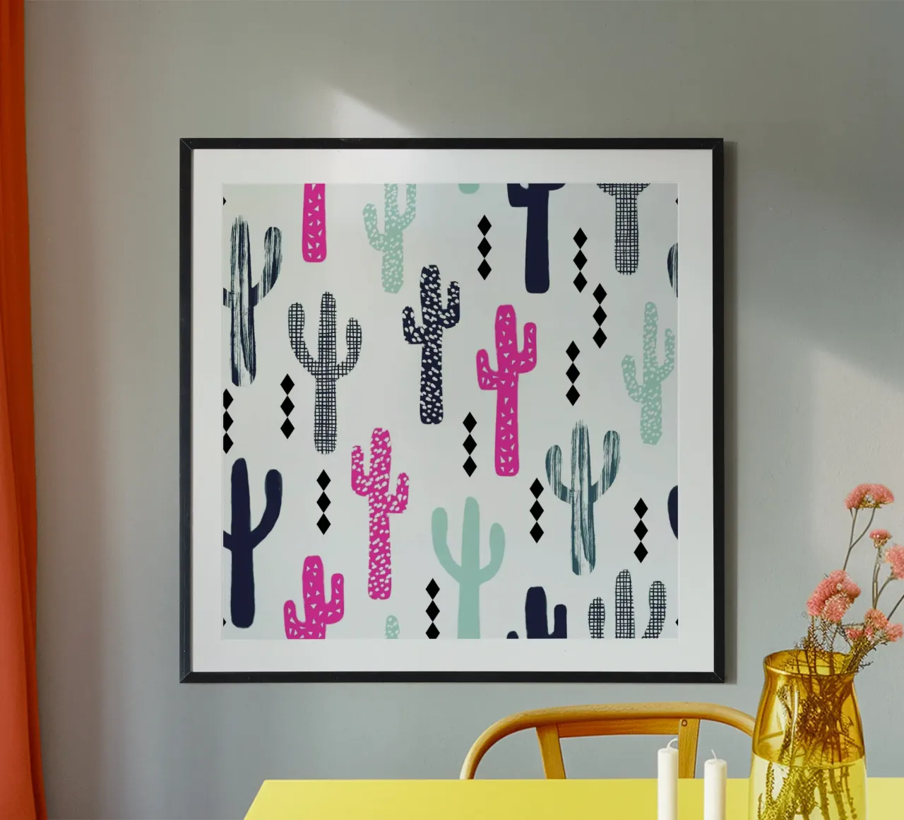 Cactus Magenta carta hahnemühle da Charlotte Winter