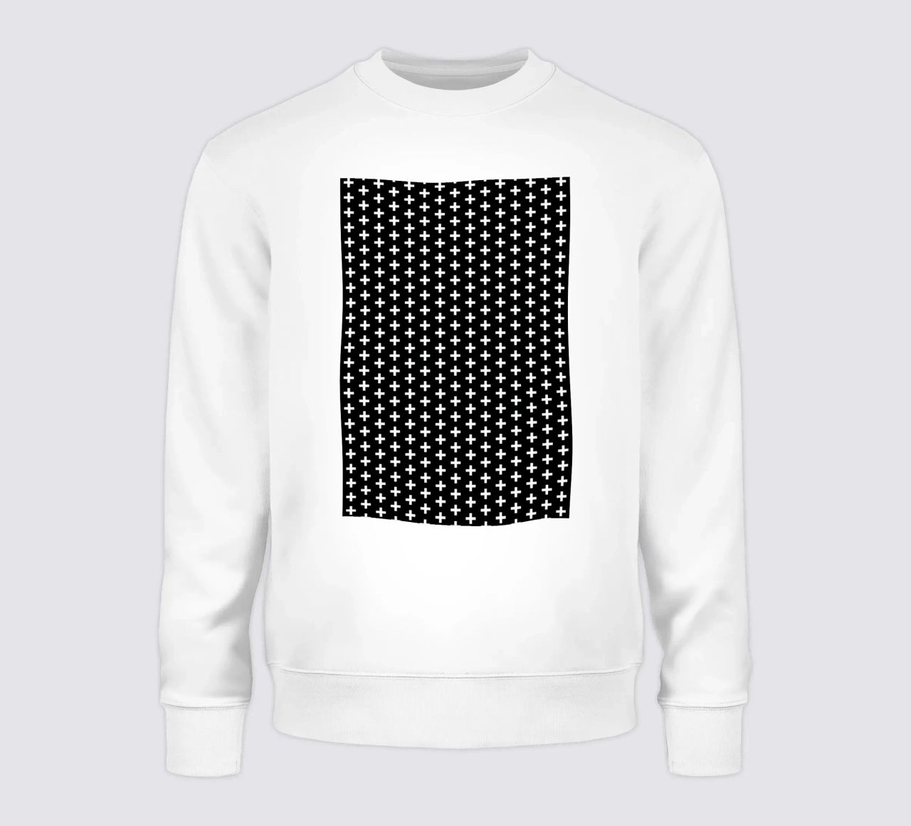 Cross Black And White felpa da Charlotte Winter