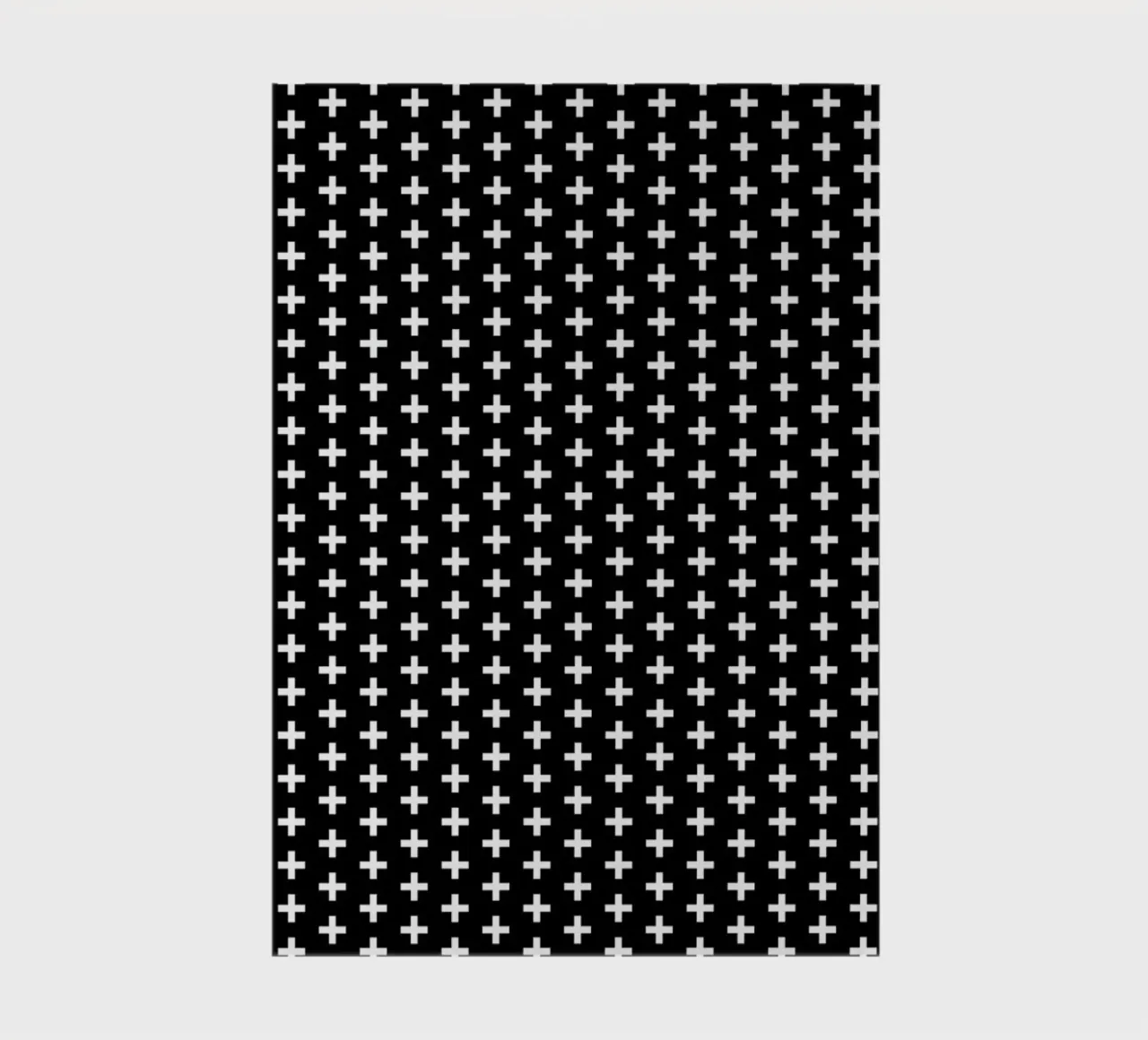 Cross Black And White notebook by Charlotte Winter