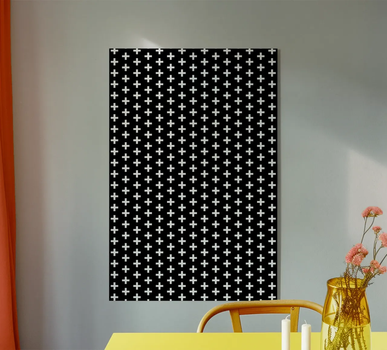 Cross Black And White plexiglass da Charlotte Winter