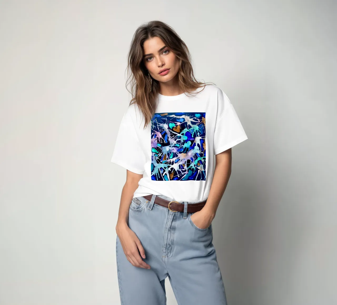 Watercolor sketches t-shirt by Massimo Frascogna
