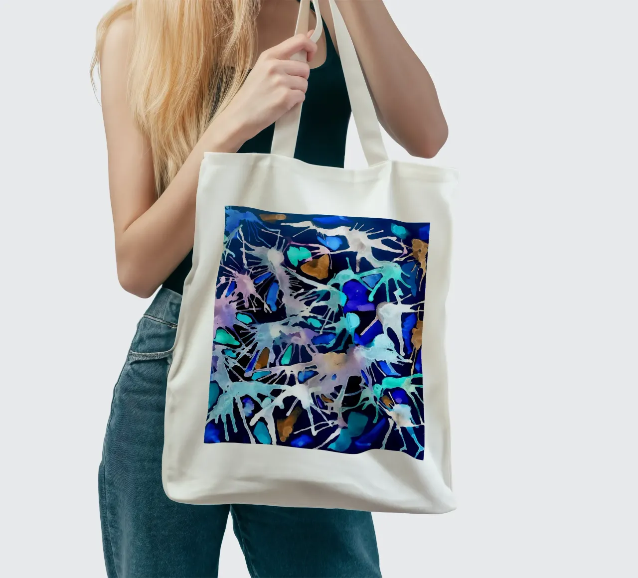 Watercolor sketches tote bag by Massimo Frascogna